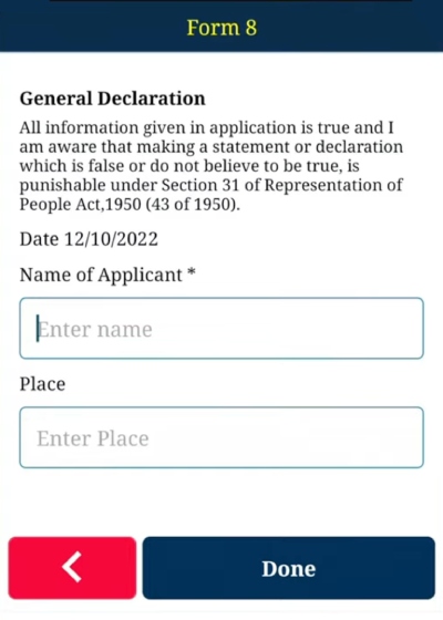 Voter ID Card Correction Online Using Voter Helpline App Step 9